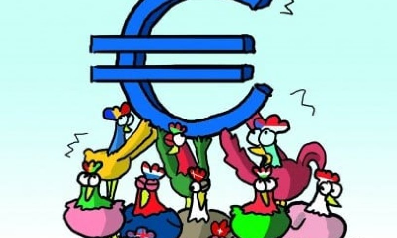 הקריקטורה היומית של אור רייכרט: מפולת היורו באירופה