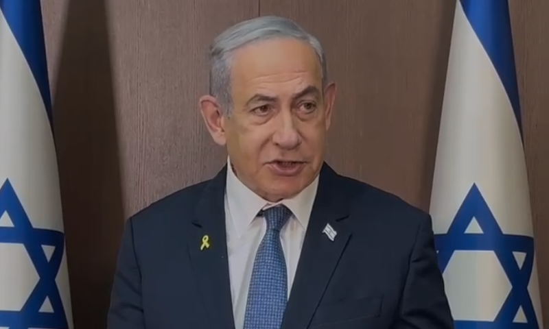 נתניהו מאיים על חמינאי: עמנו יהדוף את הסכנה המאיימת על קיומו