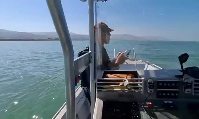 מטוסי הקרב עברו בשמיים, הפקחים מצאו הפתעה בכנרת