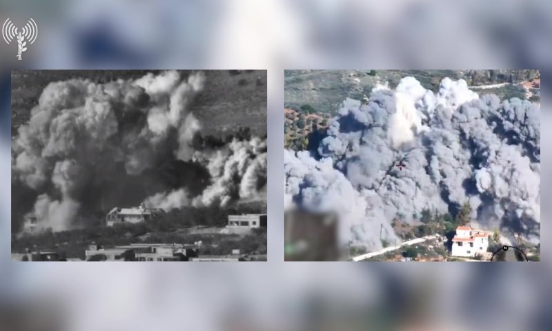 הלחימה בצפון: צה"ל תקף תשתיות טרור של חיזבאללה