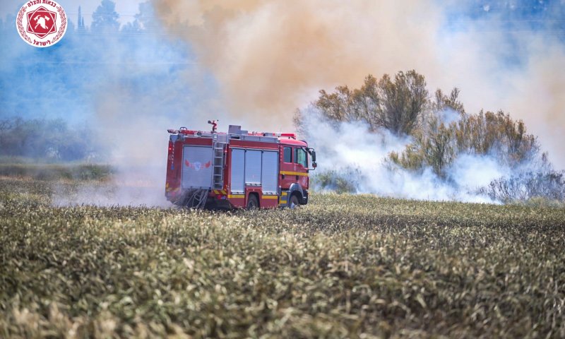 בפעם השנייה היום: שתי שריפות פרצו סמוך לבית שמש