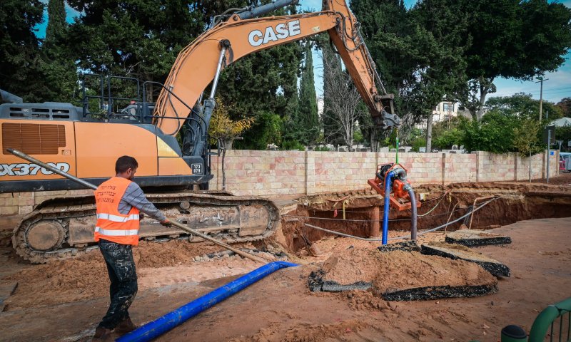 בעקבות פגיעה בצינור: הפסקת מים במרכז ירושלים
