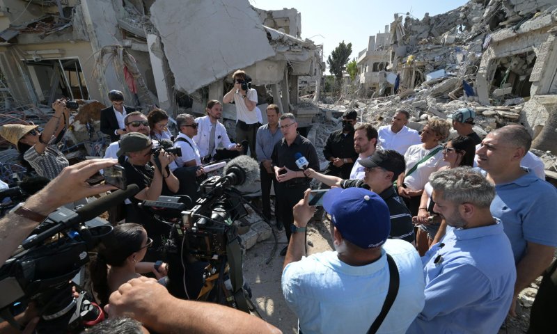 סער: "איראן מטרגטת אזרחים, אין חייל אחד שנהרג בתקיפות שלהם"