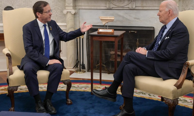 הרצוג נפגש עם ביידן: "היית חבר מדהים של ישראל"