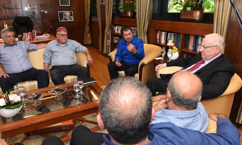 הנשיא נפגש עם הדרוזים: עלינו לוודא שתרגישו שווים"