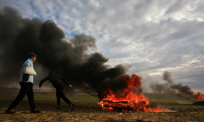 כיפת ברזל יירטה רקטה מעזה; צה"ל משיב אש