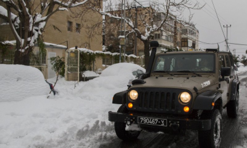 תושבי השומרון הקופאים מפונים למרכז הארץ