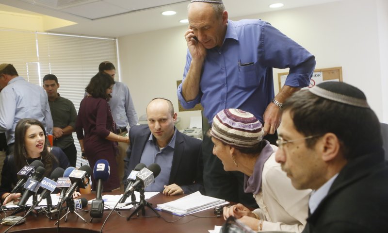 ובגזרת הבית היהודי &ndash; דממה