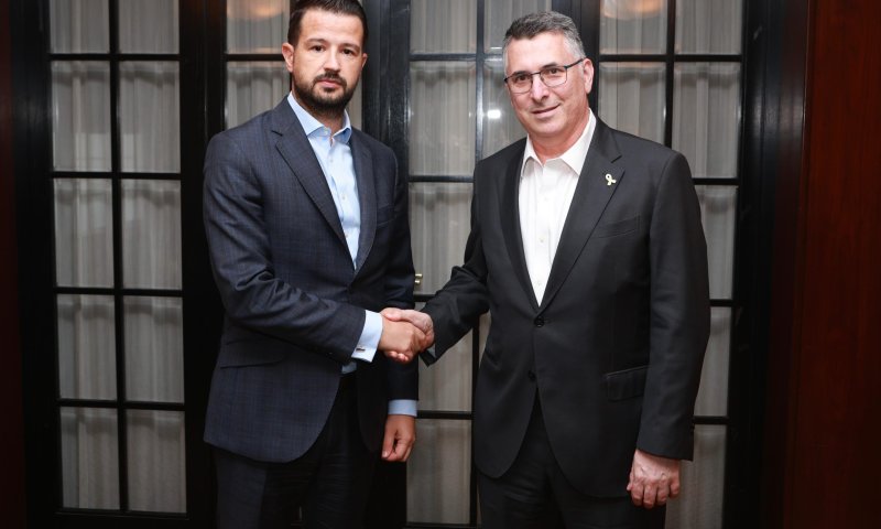 בזמן ביקורו בקרואטיה: סער נפגש עם נשיא מונטנגרו