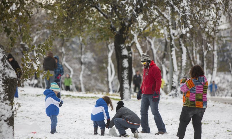 היום מתחיל הגשם; ביום ד' מקווים לשלג בירושלים