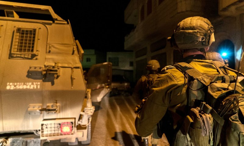 במהלך הלילה: 13 חשודים נעצרו ביהודה ושומרון