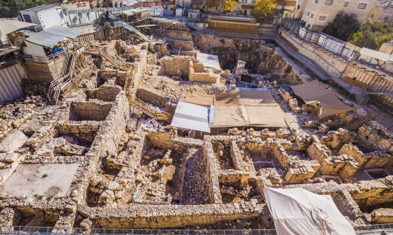 תעלות מימי מקדש ראשון התגלו בחפירות בירושלים