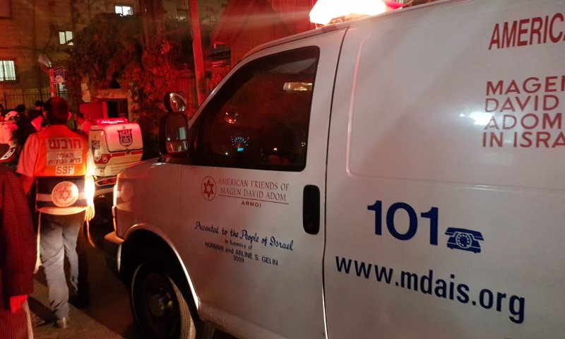 תינוק בן שנה וחצי נפצע קשה בתאונה בירושלים