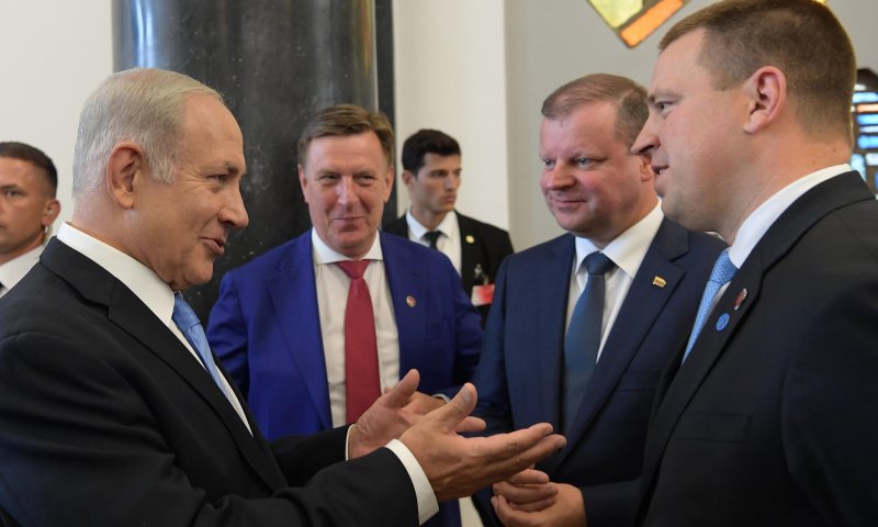 נתניהו בליטא: "מיערות ספוגי דם לתקומה של ישראל"