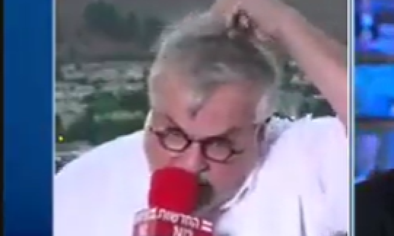 מנחם הורוביץ הסיר את הכיפה בשידור חי. צפו