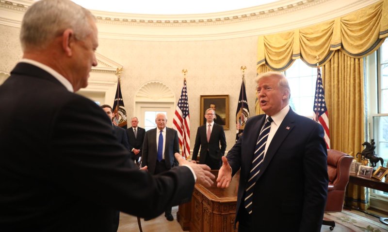 גנץ: "אחרי הבחירות אפעל ליישום עסקת המאה"