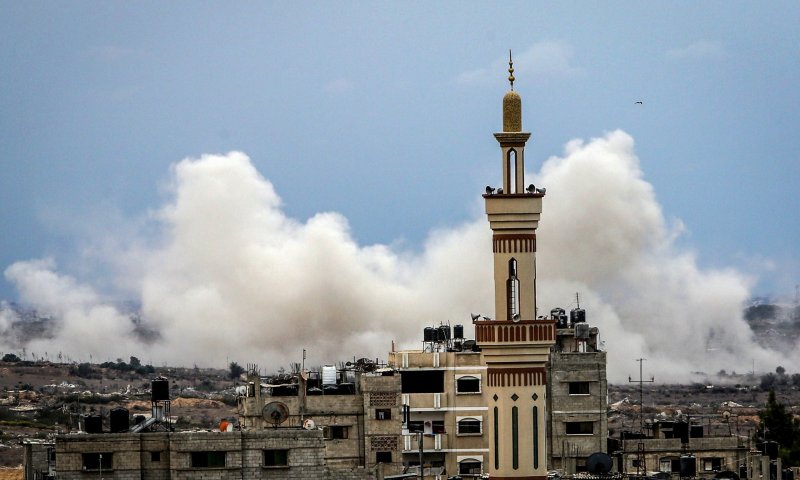 במקום בו חוסל סינוואר: חגורת אש בחאן יונס