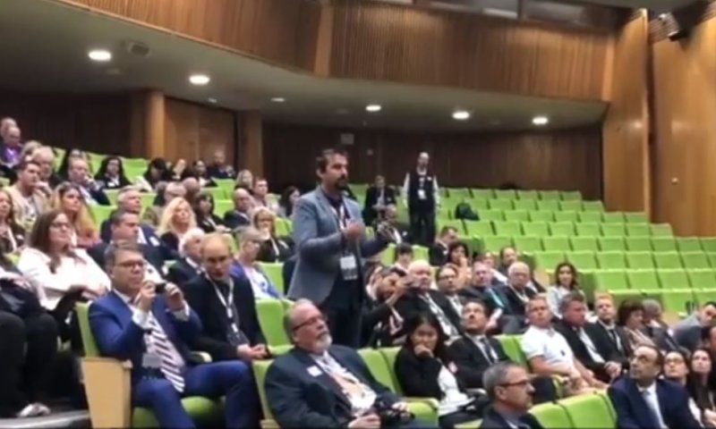 צפו: העיתונאי הנוצרי הפתיע את יו"ר הכנסת