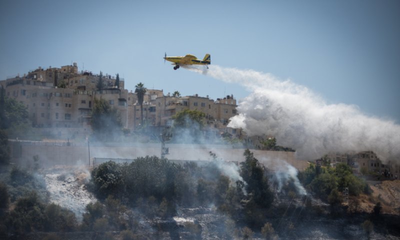 גל שריפות ענק: תושבי שבי שומרון פונו מבתיהם