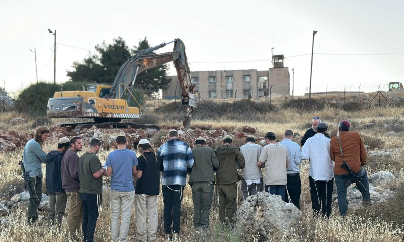 תוך יממה: היישוב הקים בית עלמין בו יטמן דוד ליבי הי"ד