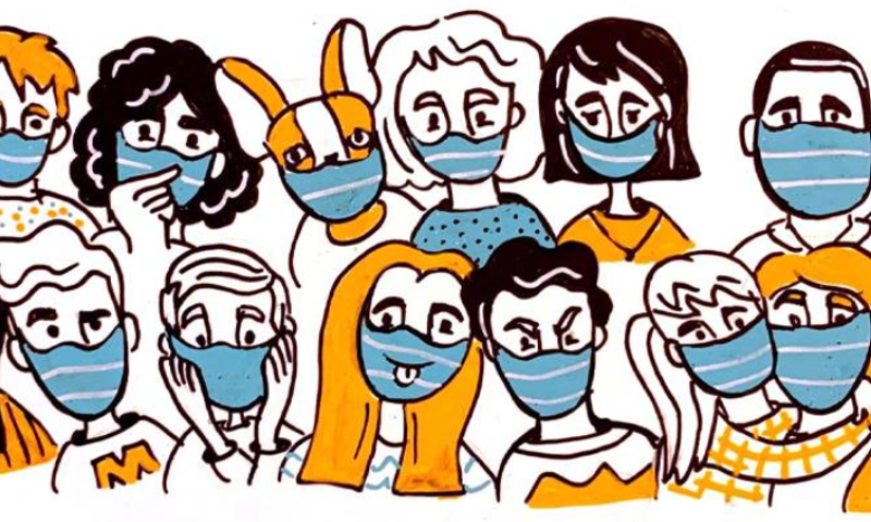 שיחות זום ומסכות: מאיירים מציירים את הקורונה