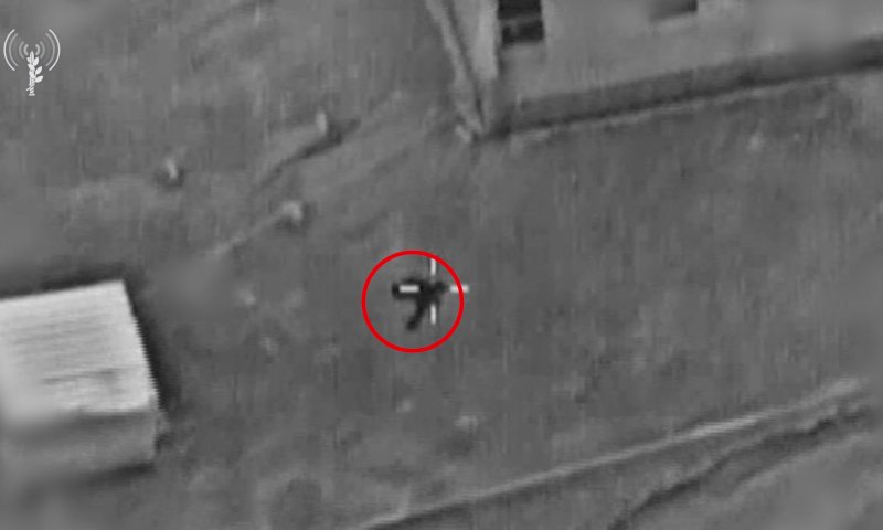 תיעוד: כלי טיס חיסל מחבל שתצפת על כוחות צה"ל