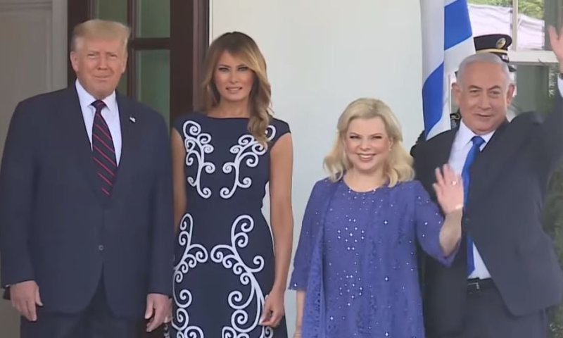 הנשים הראשונות: כשמלניה טראמפ בירכה את שרה נתניהו
