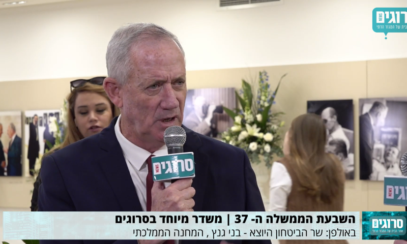 גנץ משתף בזיכרונות מהרב דרוקמן: "איש ראוי ומרשים"