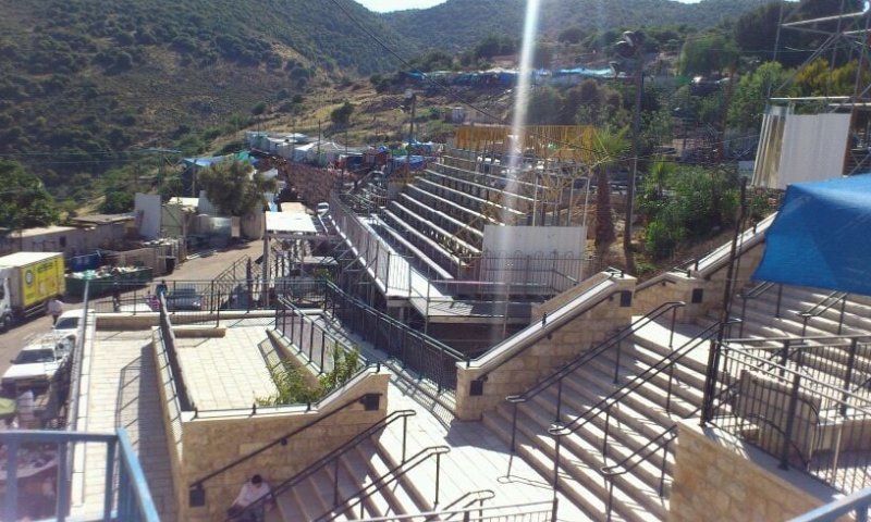 גלריה: במירון מתכוננים לל"ג בעומר