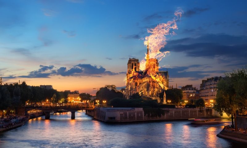 מטורף: התפילה בנוטרדאם- נשמעת כמו "התקווה"