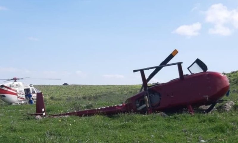 חדשות השבת: ארבעה נפצעו מהתרסקות מסוק