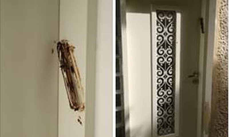 מזעזע: צואה נמרחה על מזוזה בגרעין התורני בחיפה