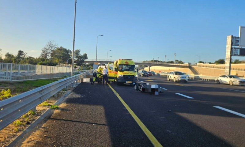 תאונה קטלנית: רוכב אופנוע נהרג בכביש החוף
