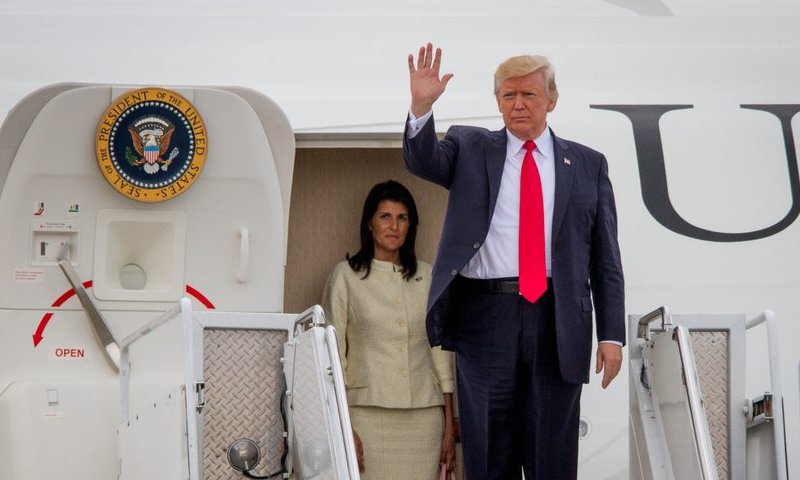 מכה להיילי: טראמפ ניצח בפריימריז במדינה שלה