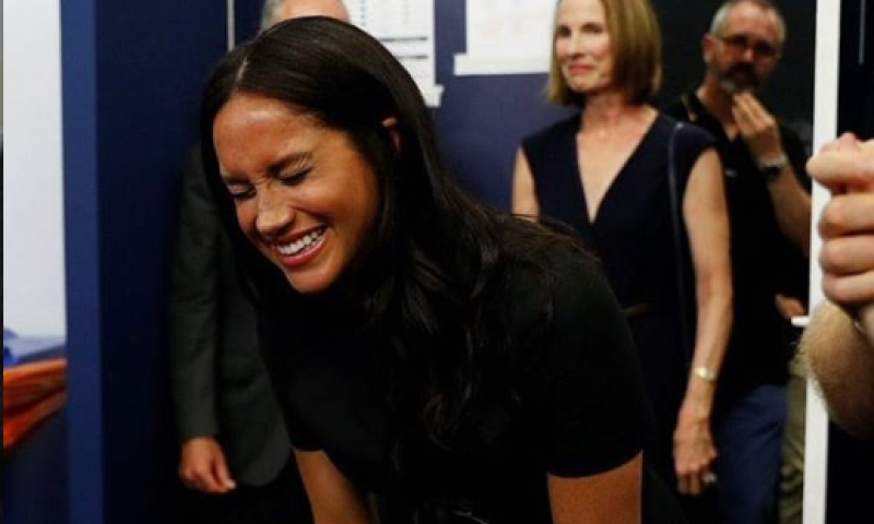 צפו: מה גרם למייגן מרקל להתרגש כל כך?