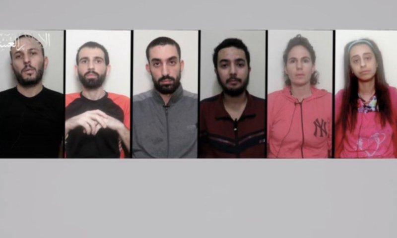 חמאס פרסם תיעוד של 6 החטופים בעודם בחיים