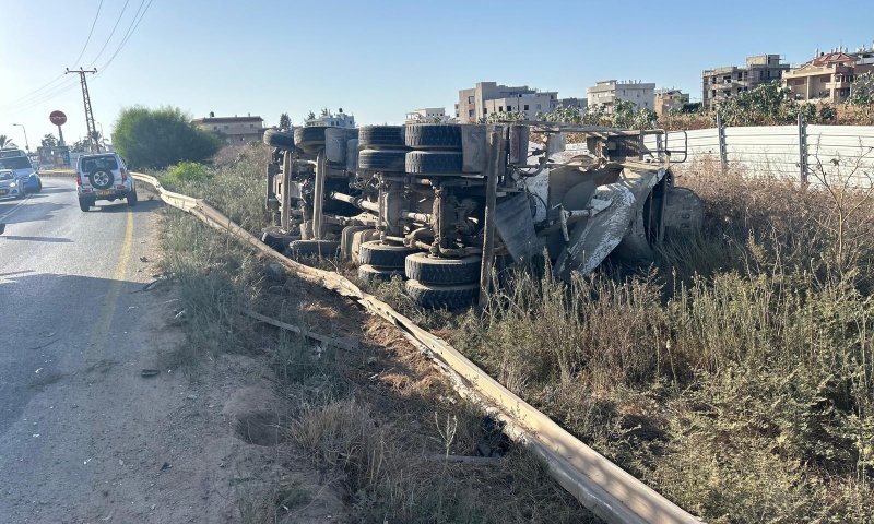 בן 25 נפצע באורח קשה בתאונה ליד ג'לג'וליה