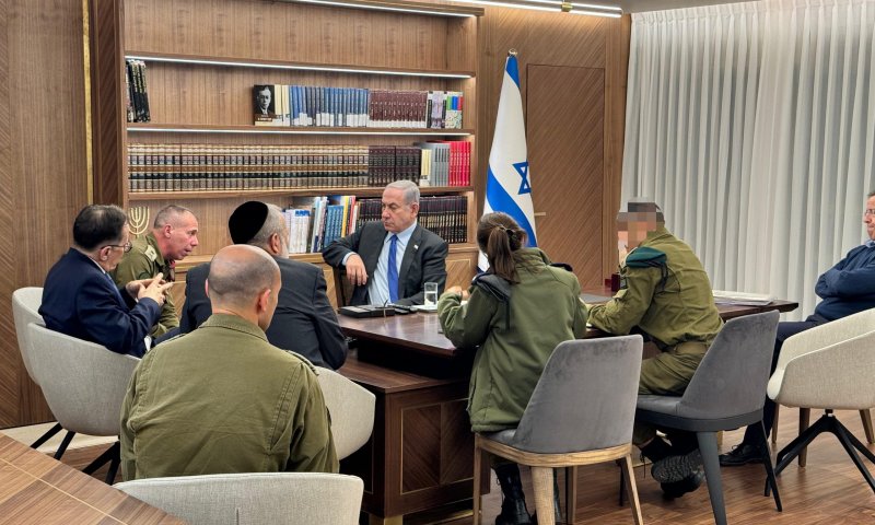 ראש הממשלה קיים הערכת מצב עם כל זרועות הביטחון
