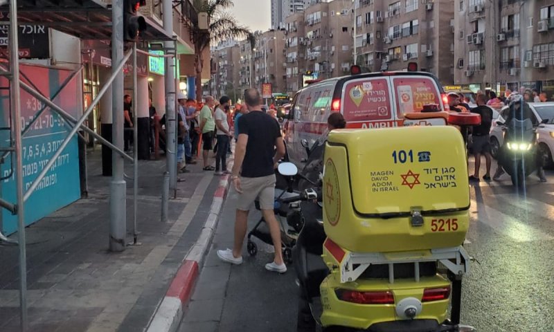 אירוע ירי בבת ים: צעיר מפונה עם פציעות חודרות