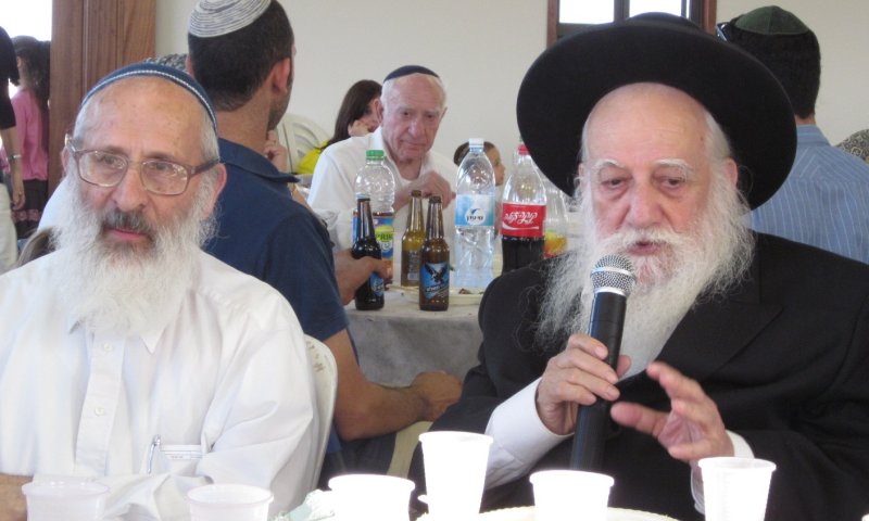 הרב אבינר סופד לרב אברהם דב אוירבך זצ"ל