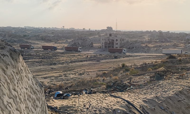 חמאס ממשיך לנסות לפגוע במשאיות האספקה בעזה