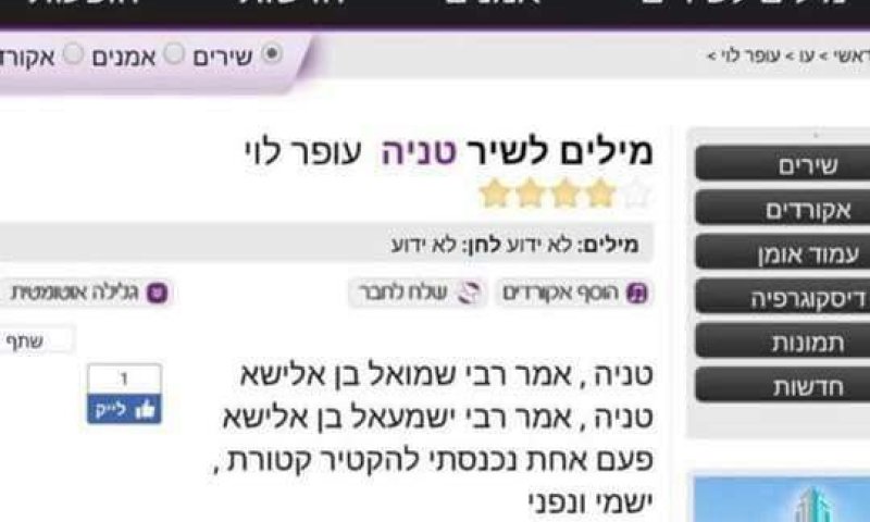 רץ ברשת: כמה שגיאות מצאתם במילים לשיר?