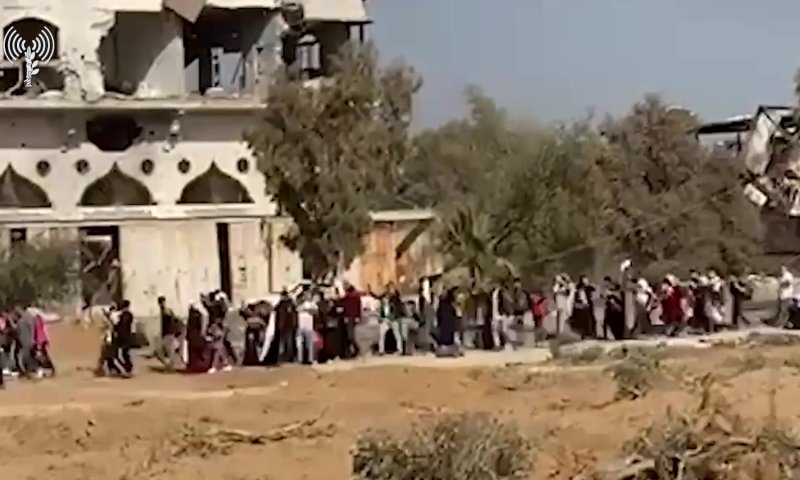 גם היום: תושבי עזה בורחים דרומה