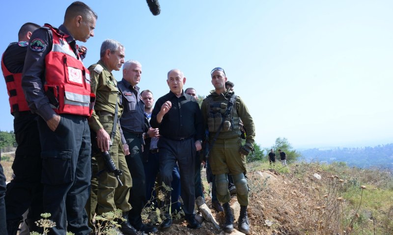 נתניהו בקרית שמונה: גם אדמת לבנון בערה