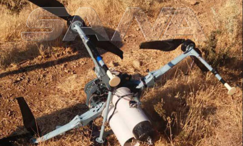 סוריה: "רחפן חמוש הופל סמוך לגבול עם ישראל"