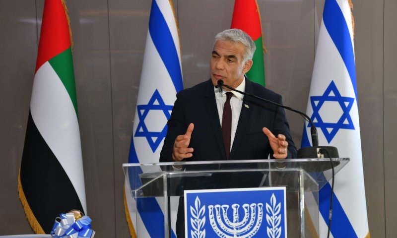 לפיד בדובאי: "פותחים פה מרכז לשיתוף פעולה"