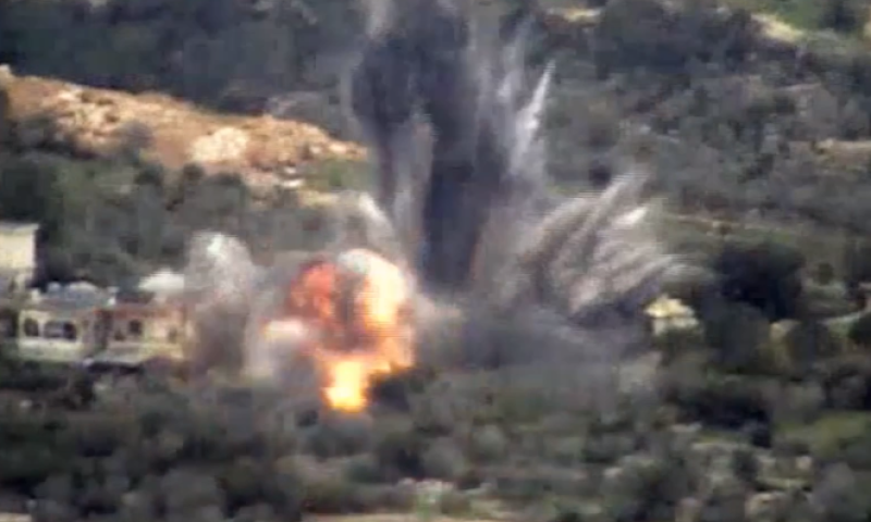 צה"ל תקף עשרות מטרות של חיזבאללה בלבנון