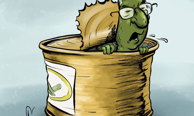 קריקטורה: נאום החמוצים של בנימין נתניהו