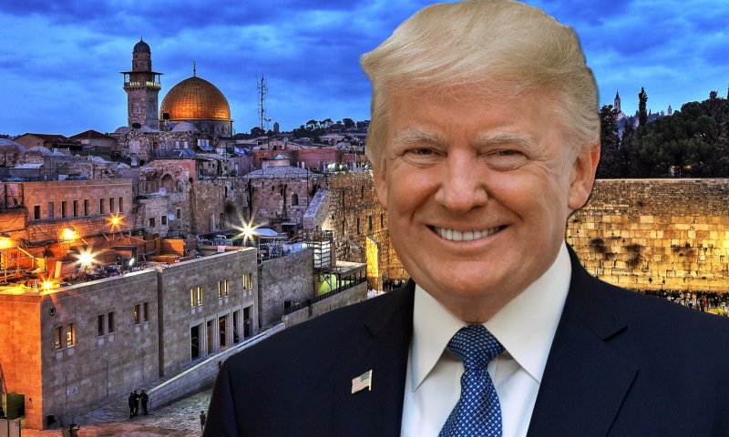 טארמפ מקדם מדינה פלסטינית שבירתה ירושלים