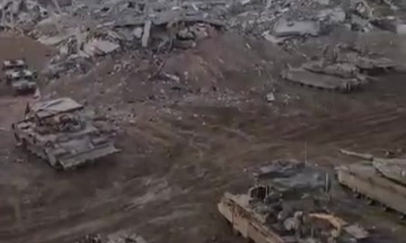 צפו: שכונת שג'עייה הפכה למגרש חנייה אחד גדול